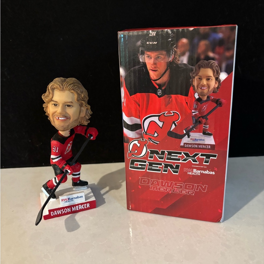 NJ Devils Dawson Mercer Bobblehead